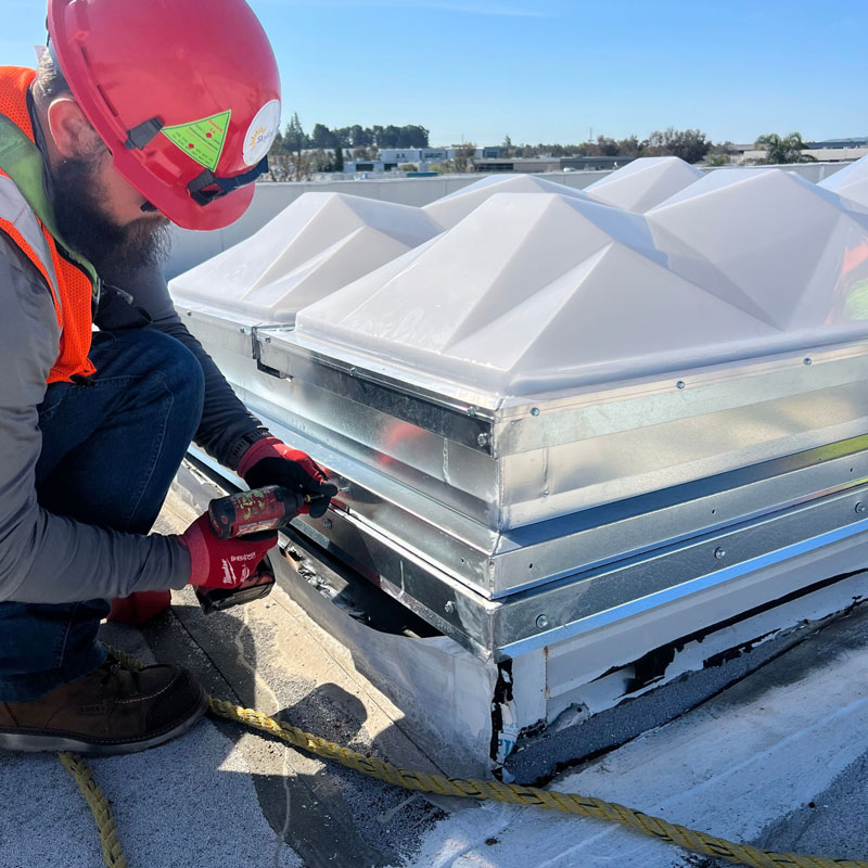 smoke vent installation