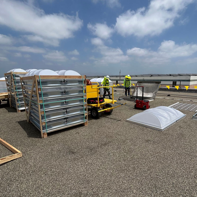 smoke vent installation