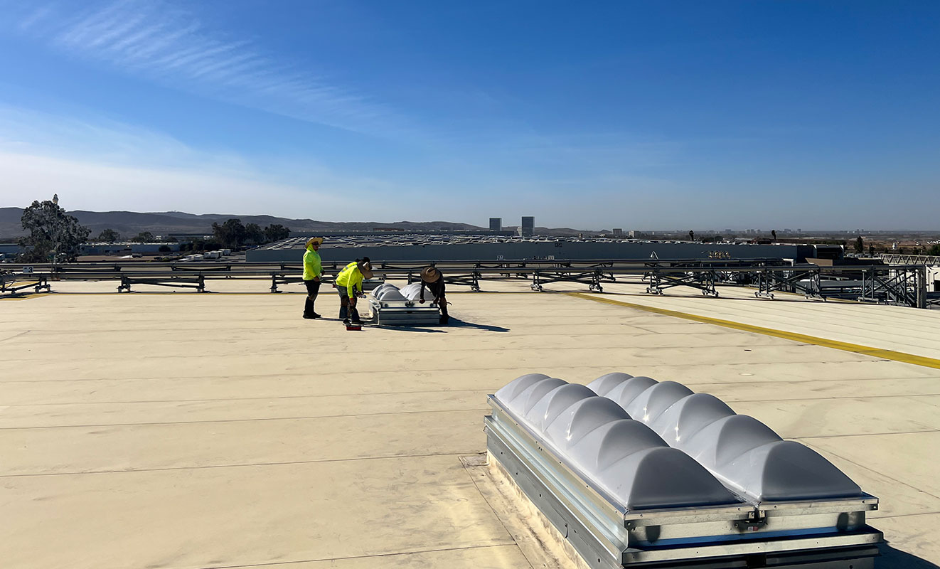 Commercial Skylight Albertsons Irvine, Ca Skylite Tec