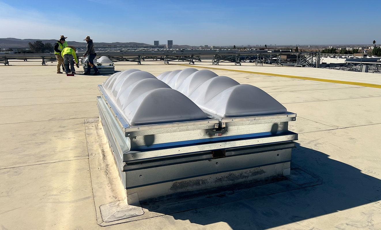 Commercial Skylight Albertsons Irvine, Ca Skylite Tec