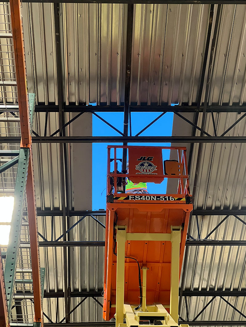 Commercial Skylights Pets Global, Valencia, CA. Skylite Tec