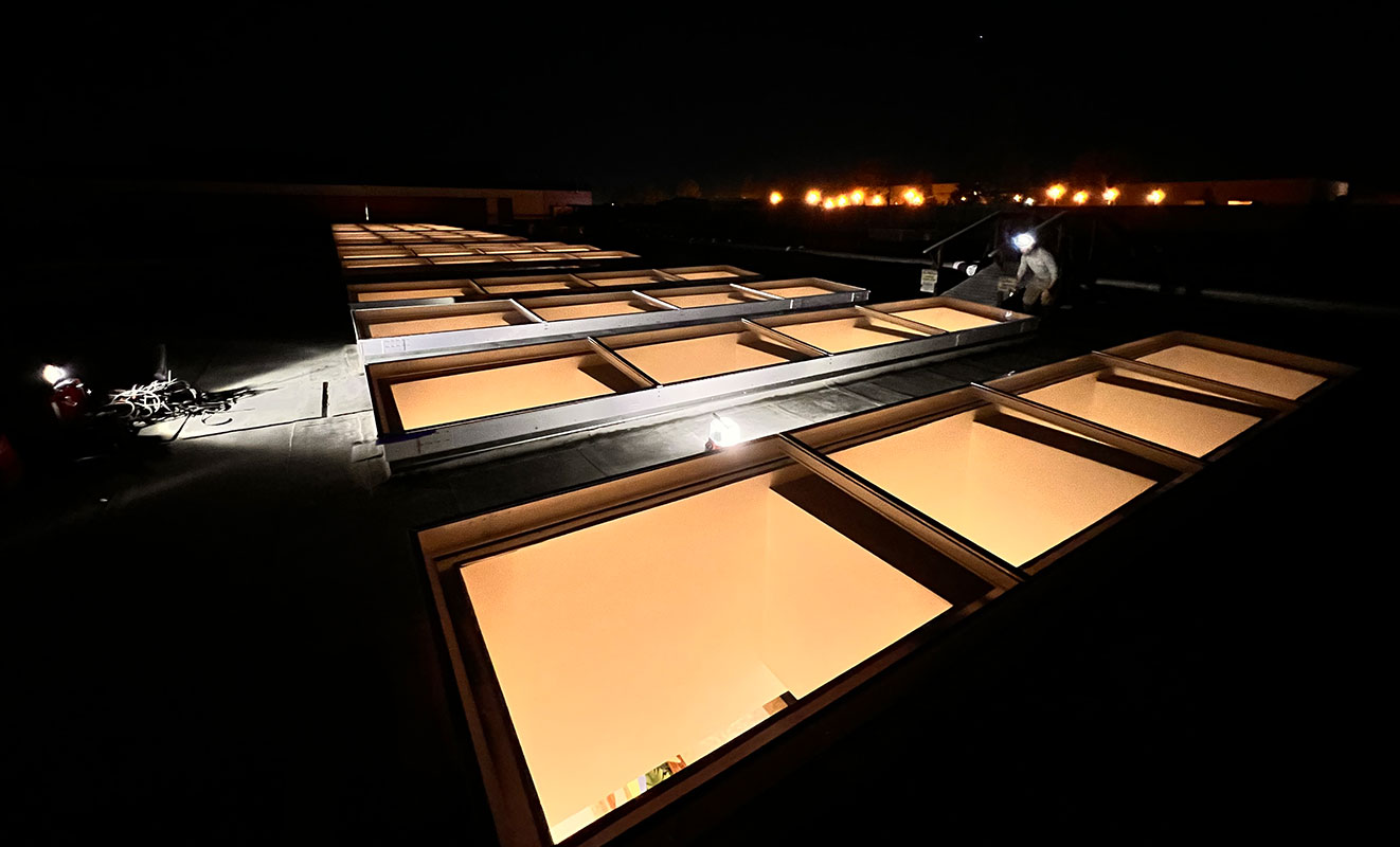 Custom Skylight Metal Framed, South Coast Plaza, Costa Mesa, CA