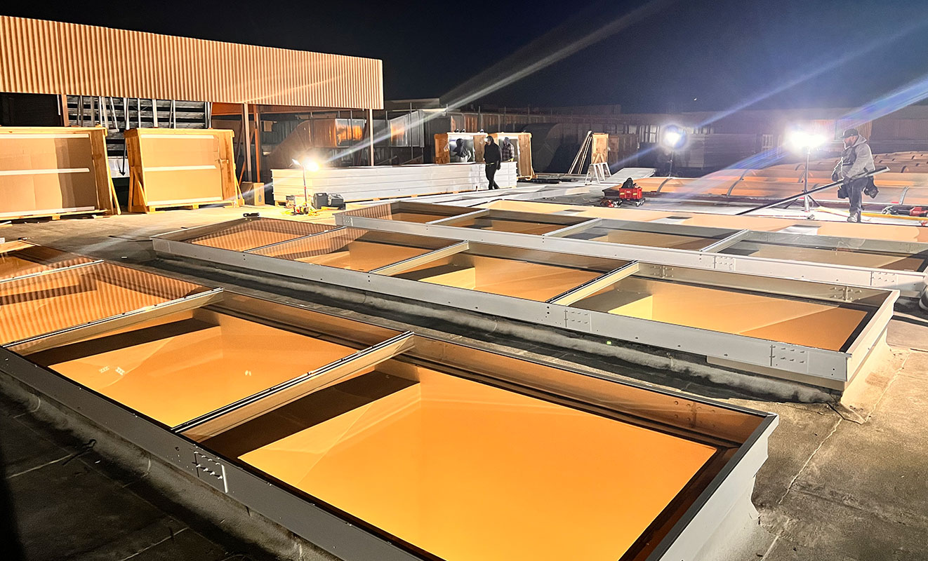 Custom Skylight Metal Framed, South Coast Plaza, Costa Mesa, CA