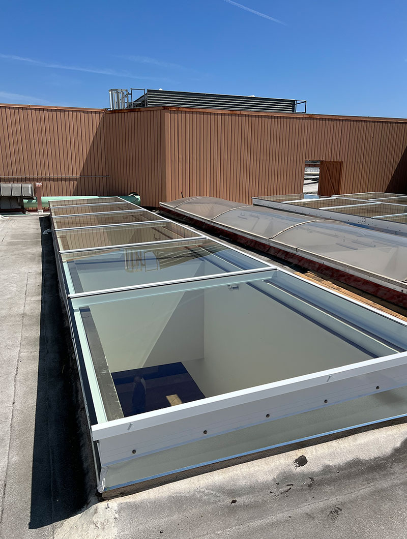 Custom Skylight Metal Framed, South Coast Plaza, Costa Mesa, CA