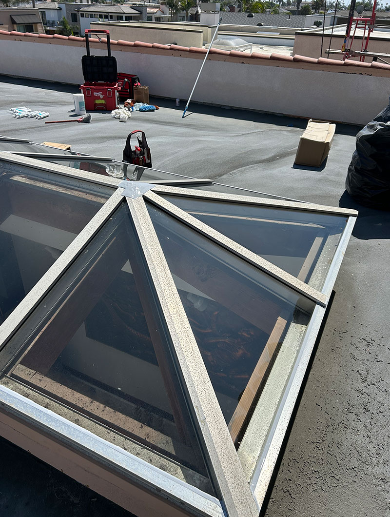 Custom Skylights Reglazing Waterproof Seal Beach. Skylite Tec