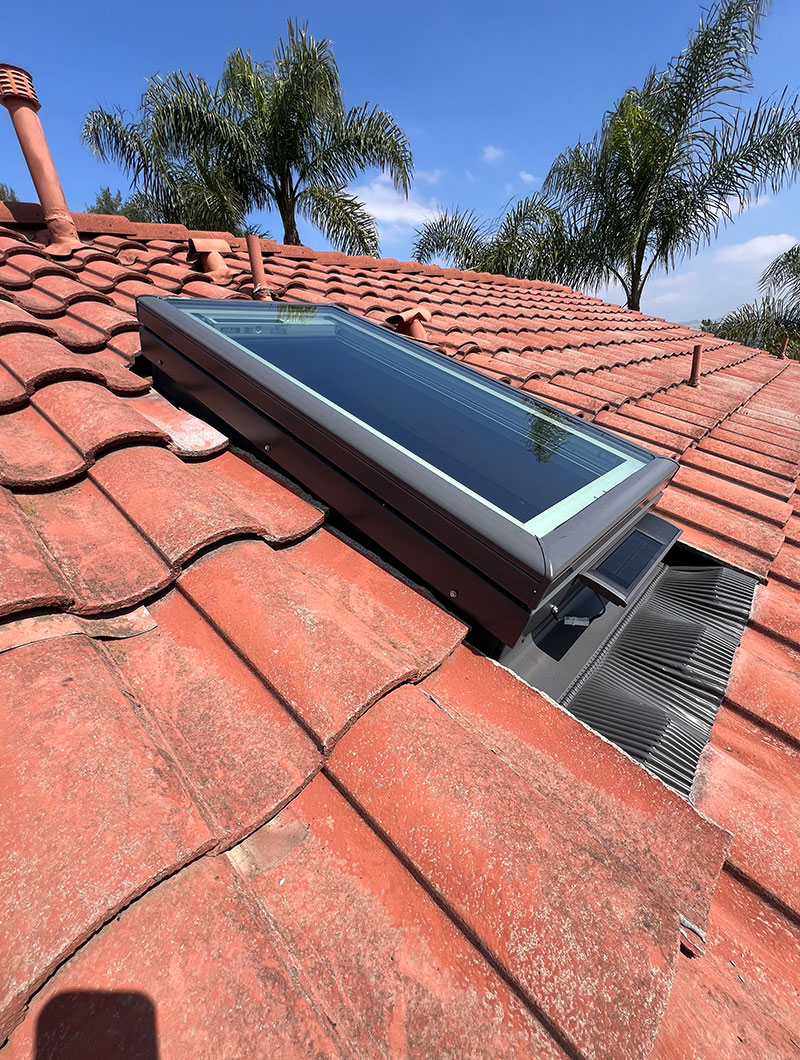 Residential Skylight - Anaheim Hills, CA Velux. Skylite Tec