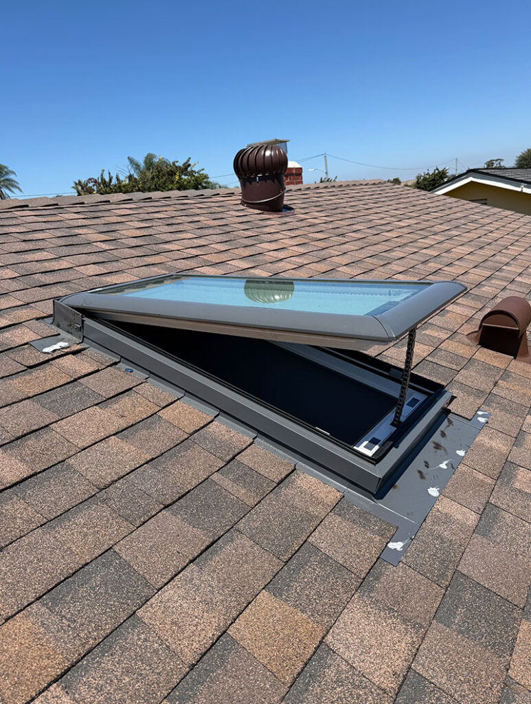 Residential Skylight Velux Skylight with Solar Shade Garden Grove, Ca
