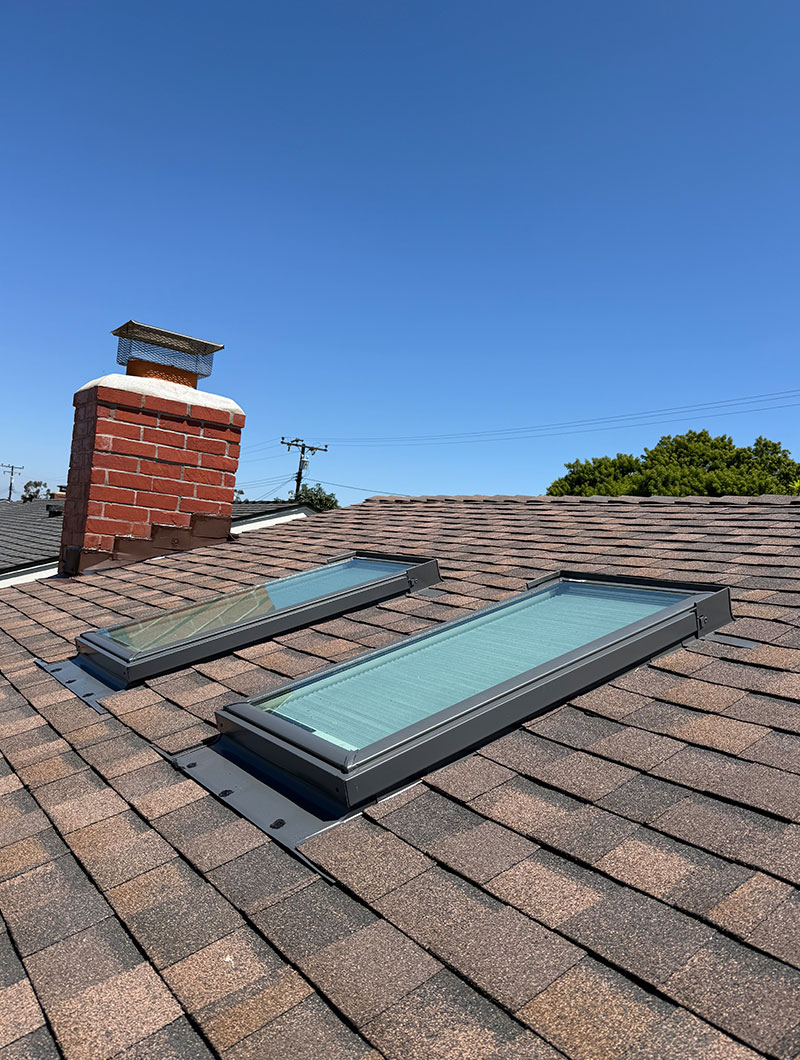 Residential Skylights - Solar Shade Velux, Garden Grove, CA. Skylite Tec