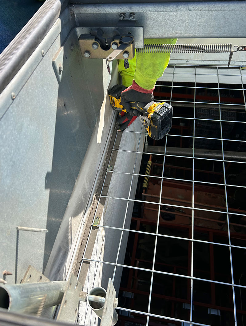 Smoke Vent Replacement - Albertsons - Irvine, CA. Skylite Tec