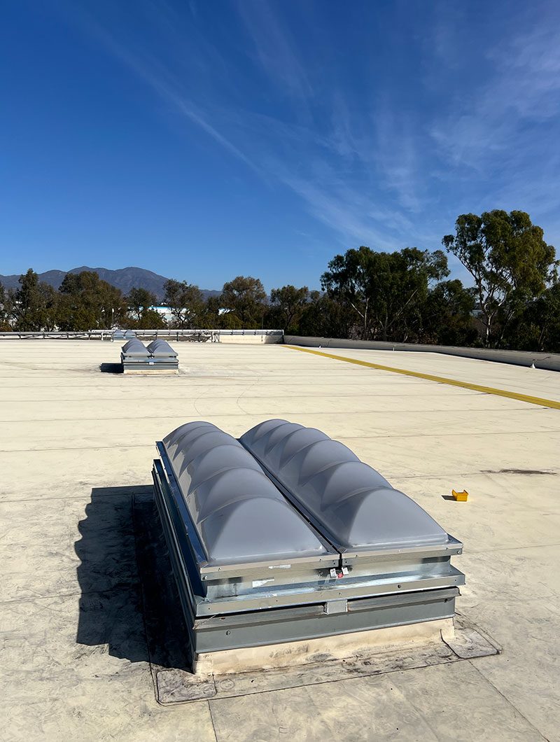 Smoke Vent Replacement - Albertsons - Irvine, CA. Skylite Tec