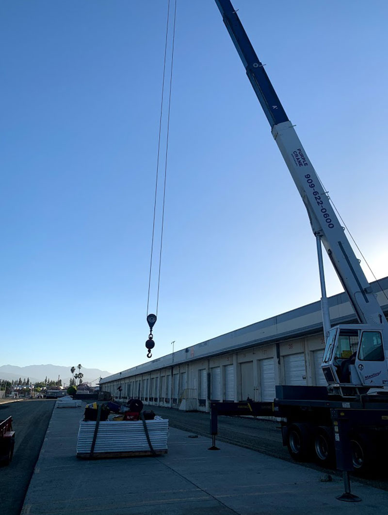 Commercial Fall Protection - Amazon Distribution - City of Industry, CA. Skylite Tec