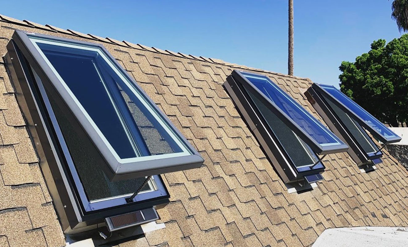 Residential Skylight Velux Solar Operable Ventilating Skylight Redlands, CA Skylite Tec